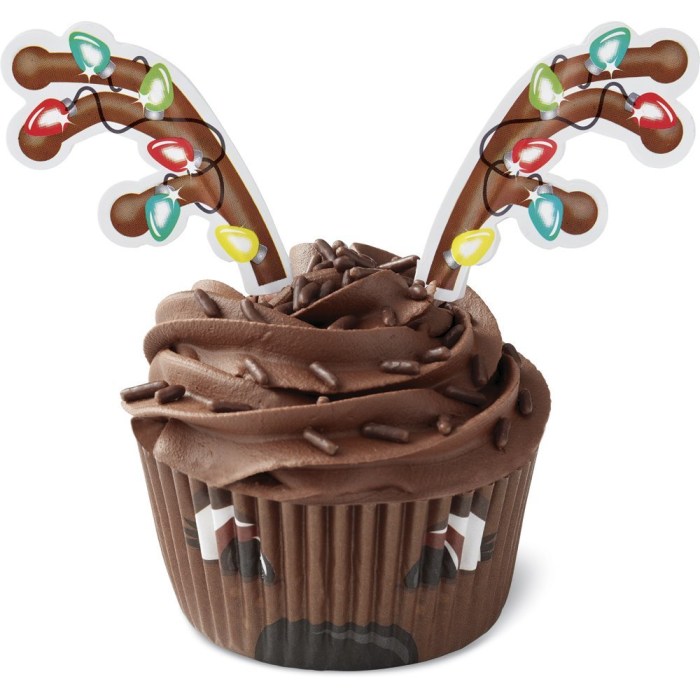 Christmas cupcake decorating kit