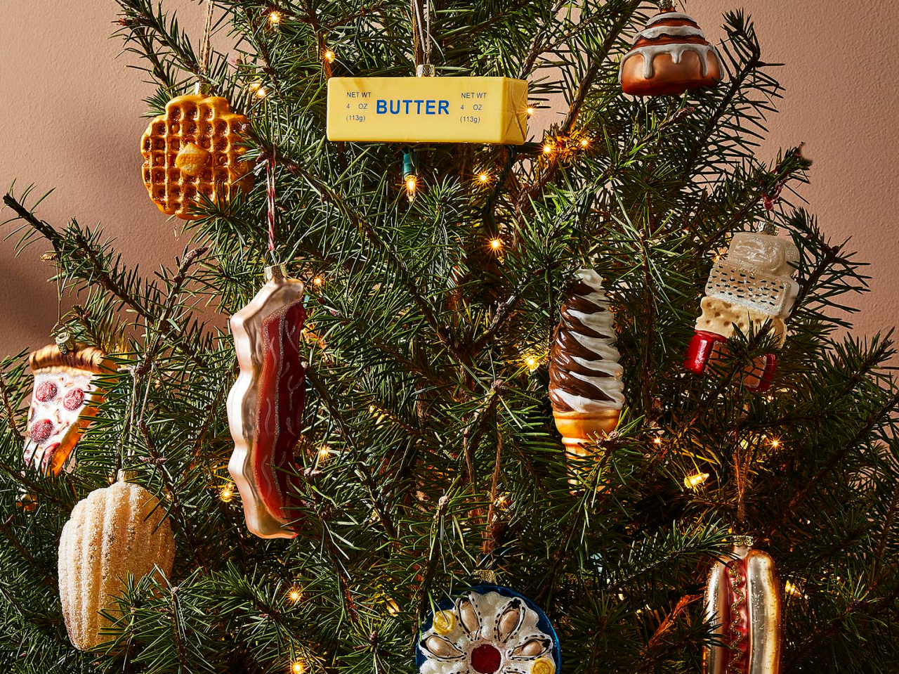 Christmas food ornaments tree themed huffpost