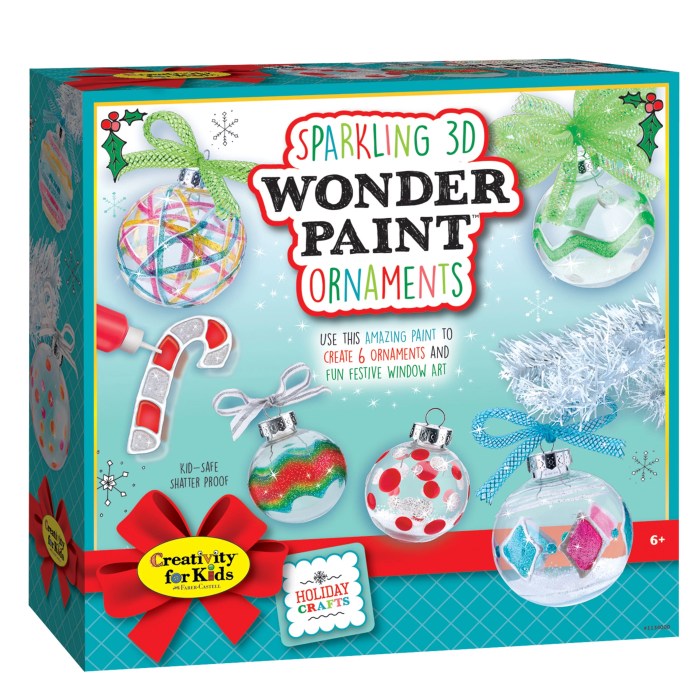 Christmas ornament decorating kits