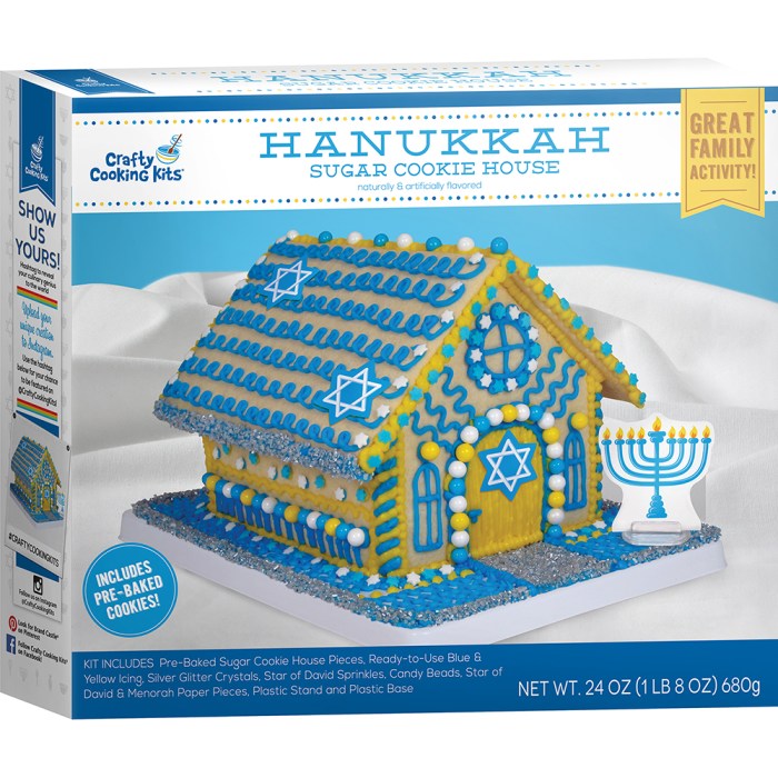 Chanukah house cookie decorating kit