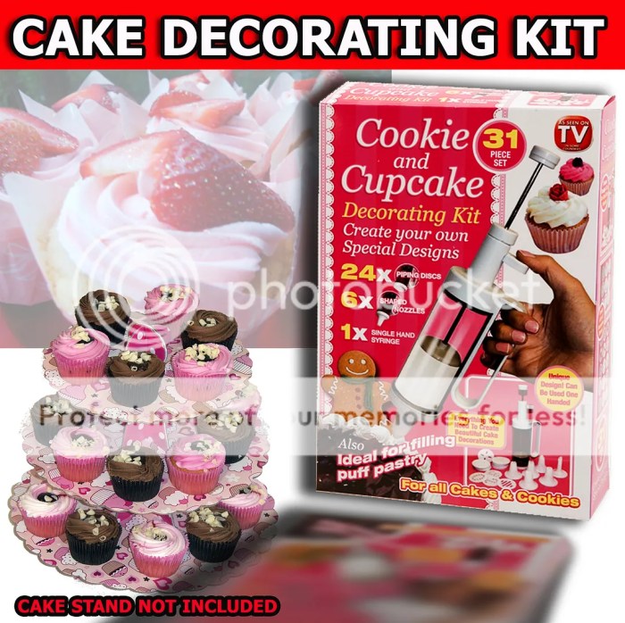 Cookie cake decorating kit