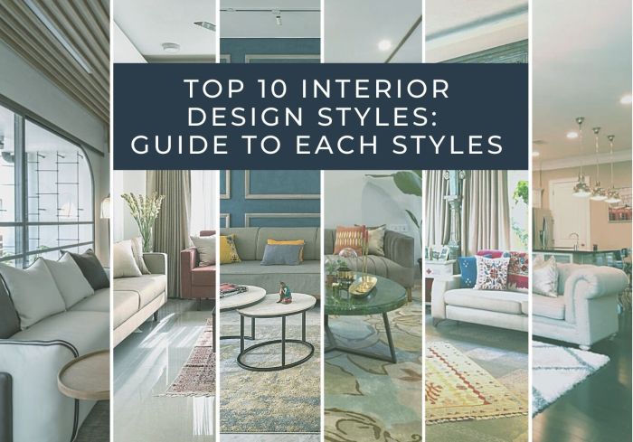 Different types of home interior design styles