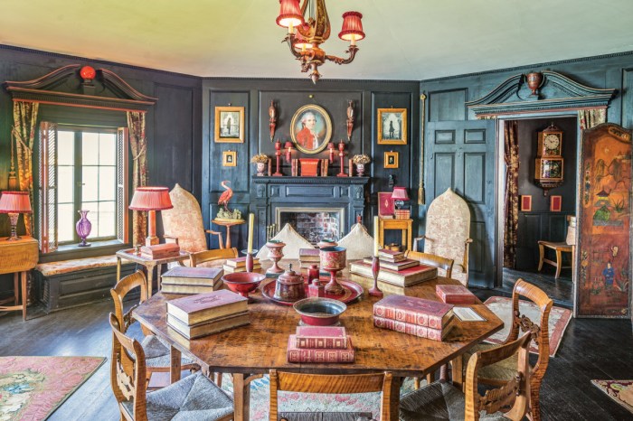 Homes colonial interior period revival colors paint interiors house american french traditional english history style furniture historic room magazine beauport