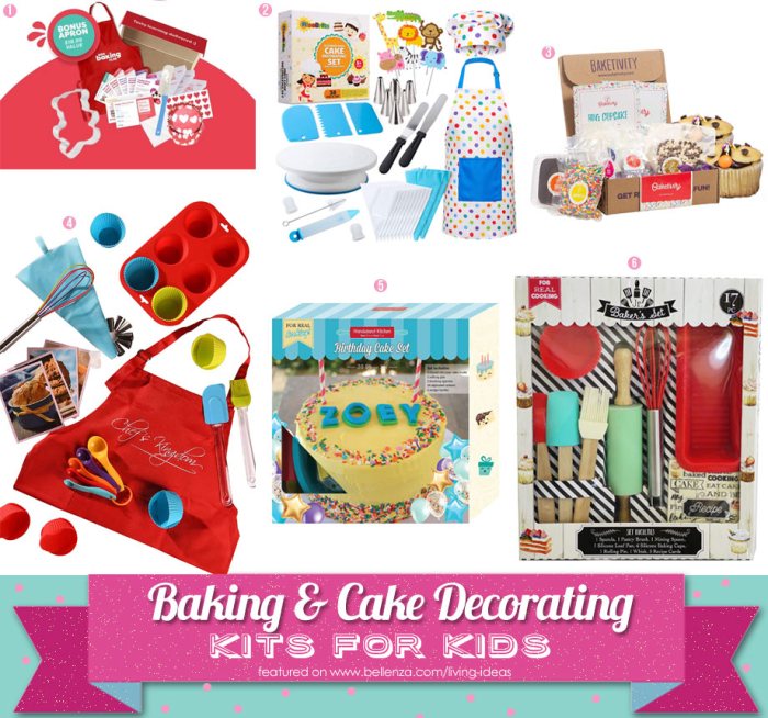 Childrens cake decorating kit