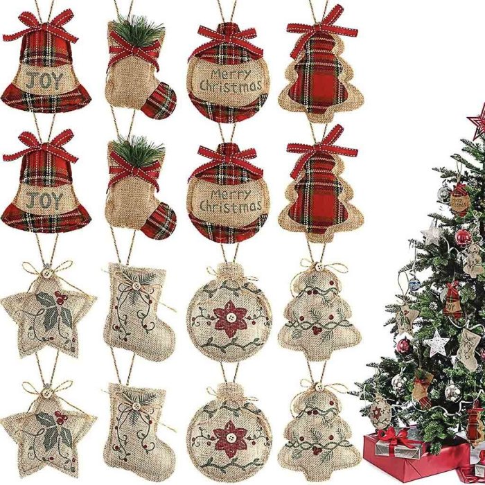 Christmas tree decorating ensemble kits