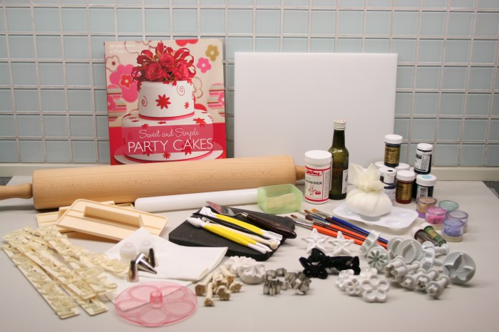 Construction cake decorating kit