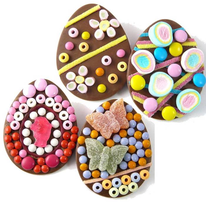 Chocolate egg decorating kit