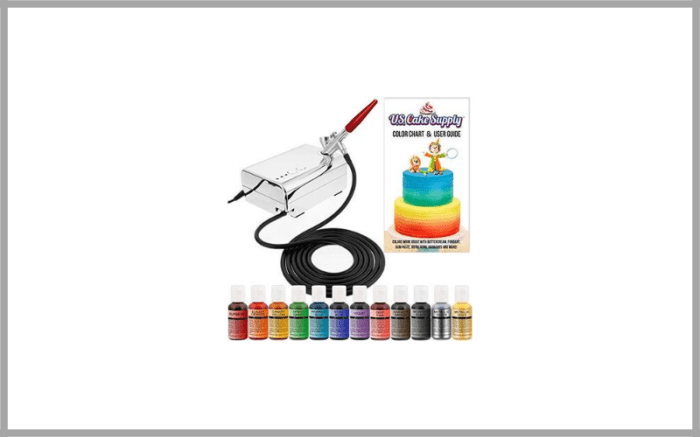 Airbrush cake supplies machine decorating brush air complete kit set ebay