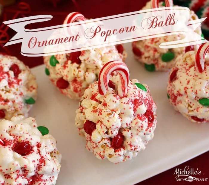 Christmas popcorn ball decorating kit